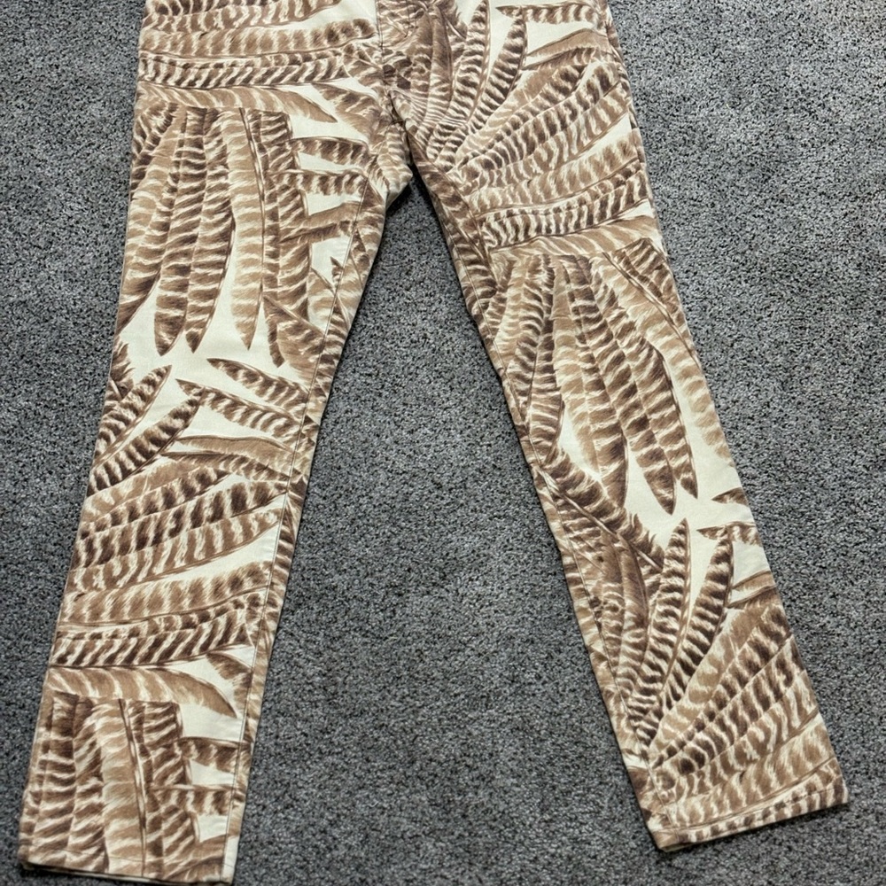 Ralph Lauren Slimming Fit Straight Stretch Jungle Print Corduroy Pants NWOT - Picture 13 of 17